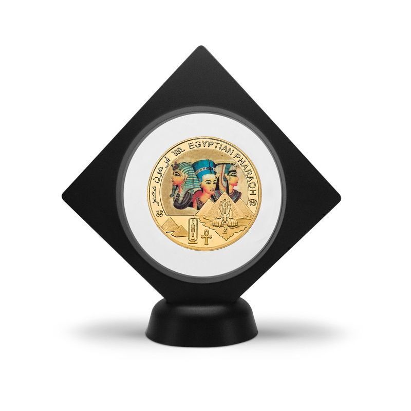 Commemorative Challenge Coins Egyptian Pharaoh Gold Plated Craft Souvenir 1.57in