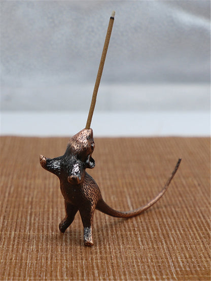 Mouse Shaped Incense Holder Desktop Ornaments Incense Burner