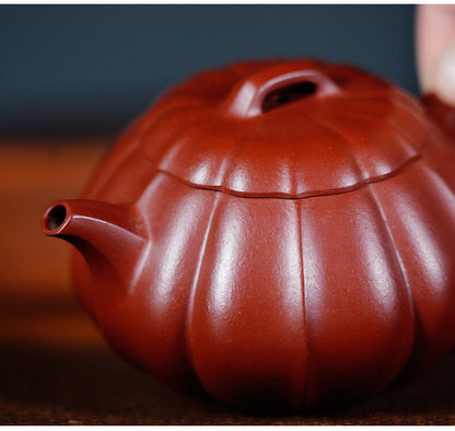 Traditional Handmade Tea Pot 200ml Chinese Real Yixing Zisha Zhu Clay Marked Pot