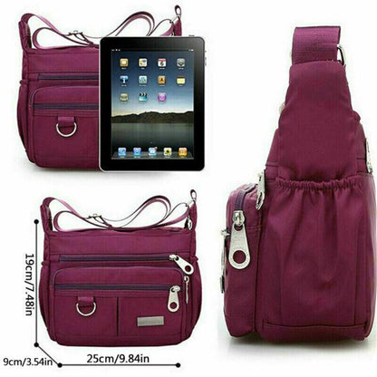Travel Oxford Waterproof Shoulder Bag Cross Body Bags Messenger Bags Handbag