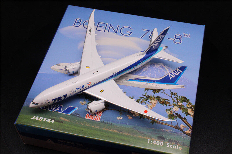 Phoenix ANA for Boeing 787-8 JA814A 1:400 DIECAST Aircraft Pre-builded Model