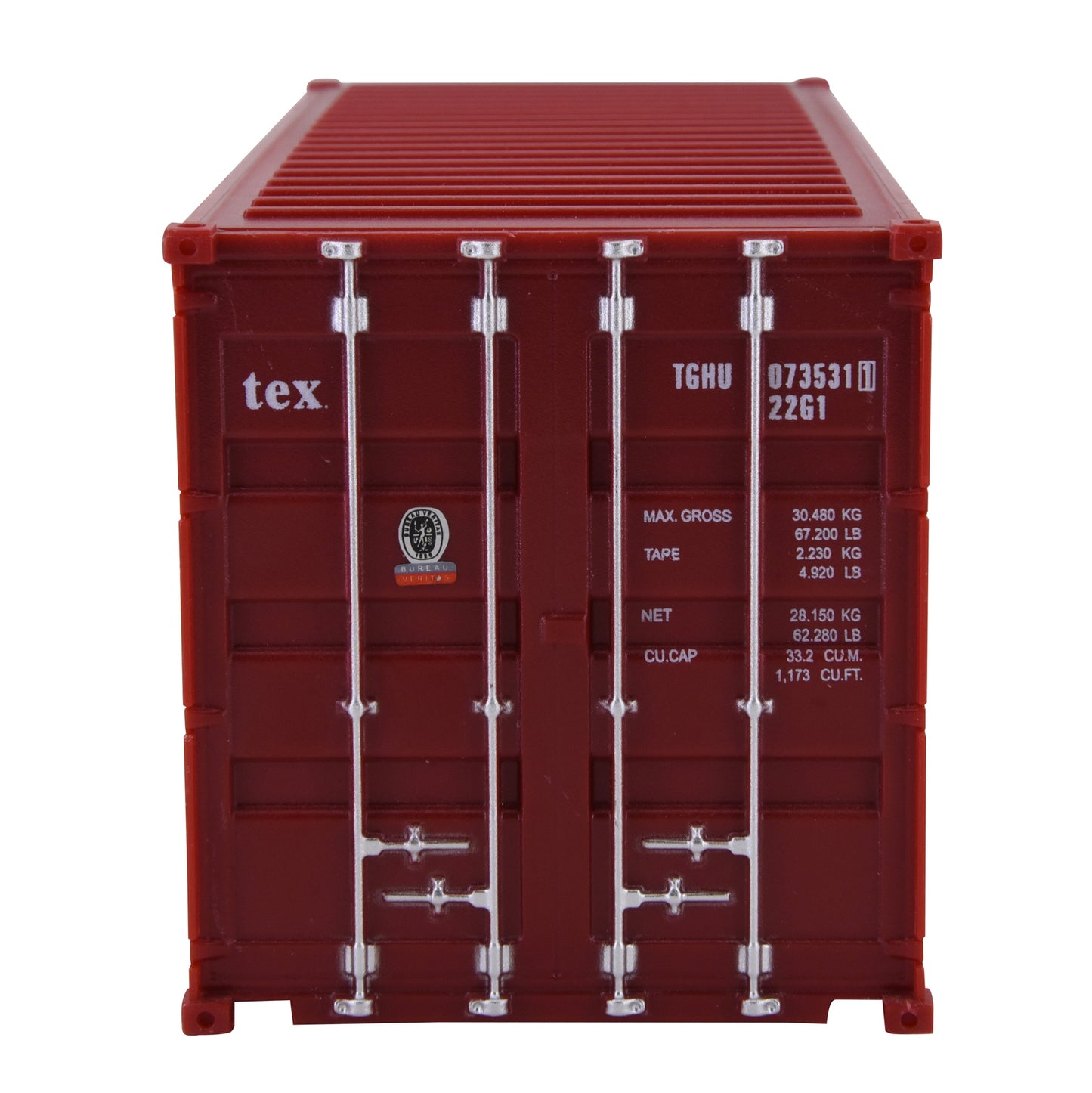 1:35 TEX 20GP Shipping Container Model Plastic Office Home Decorate Toy