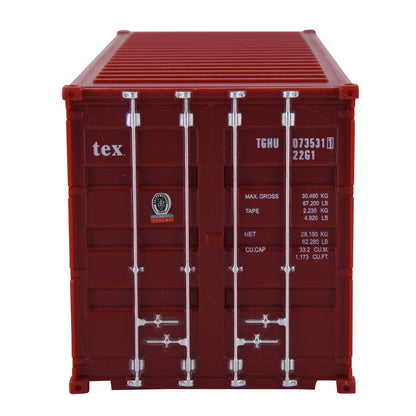 1:35 TEX 20GP Shipping Container Model Plastic Office Home Decorate Toy