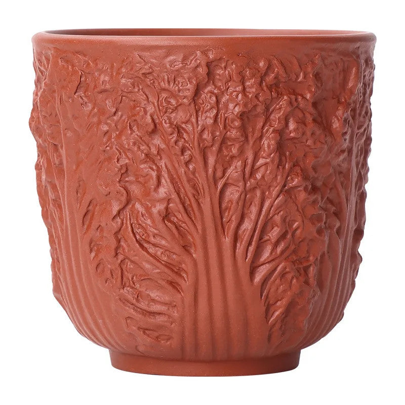 155ml Purple Clay Hundred Wealth Master Cup Kung Fu Tea Cup Single Tasting Cup