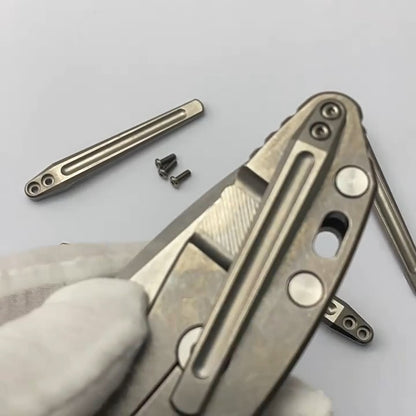 Deep Carry TC4 Clip + 3PCs. TC4 Screws for Rick Hinderer knives XM18 / XM24