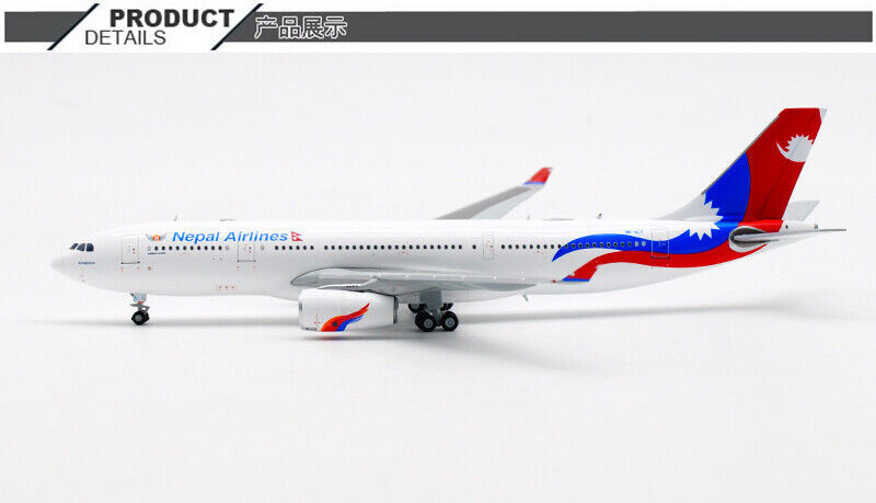 1:400 JC WINGS Nepal Airlines AIRBUS A330-200 Passenger Airplane Diecast Model