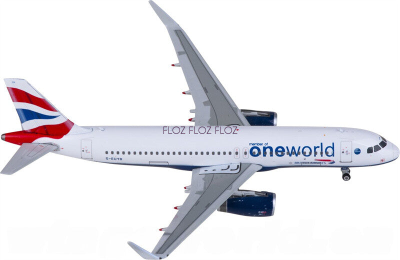 for Phoenix for British Airways for Airbus A320 G-EUYR 1:400 Airplane Model