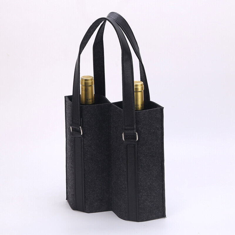 Wine/beer Bag Felt Beer Wine Protective Handbag Storage Bag Portable Carrier