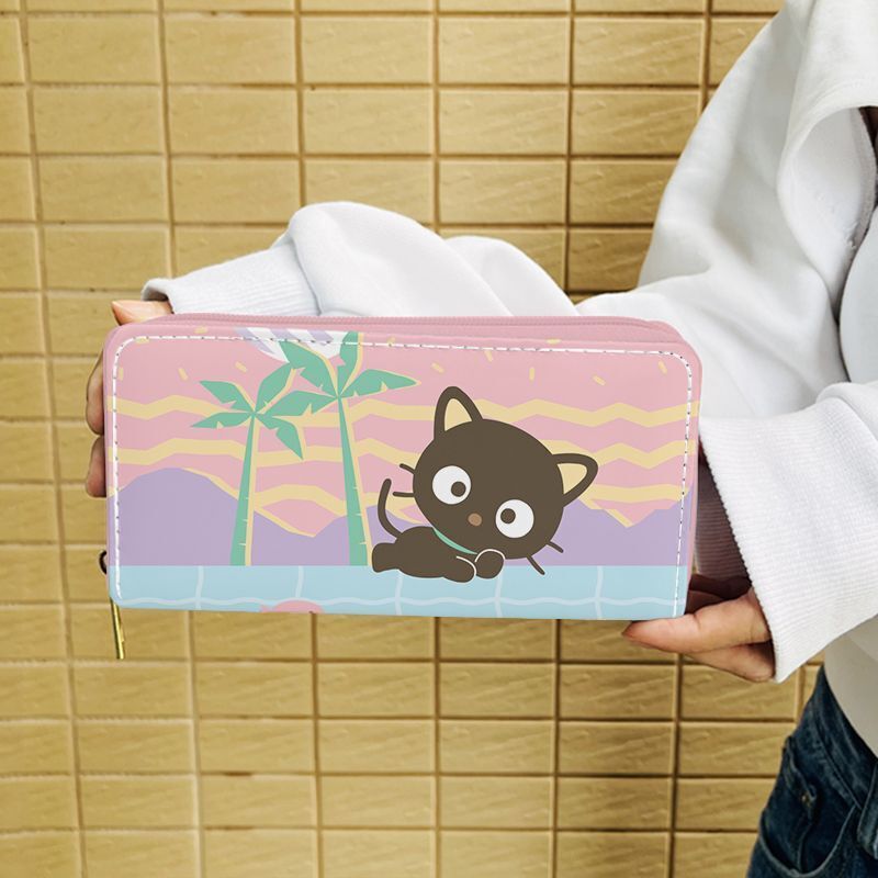 Fashion Printed Unisex Wallet Bags Cartoon Zipper Coin Wallets Purses Card 1 PC