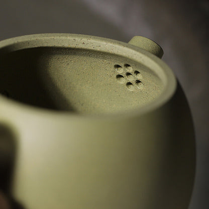 Creative Tea Pot Full Handmade Pot With Feet Real Yixing Zisha Green Clay Pot