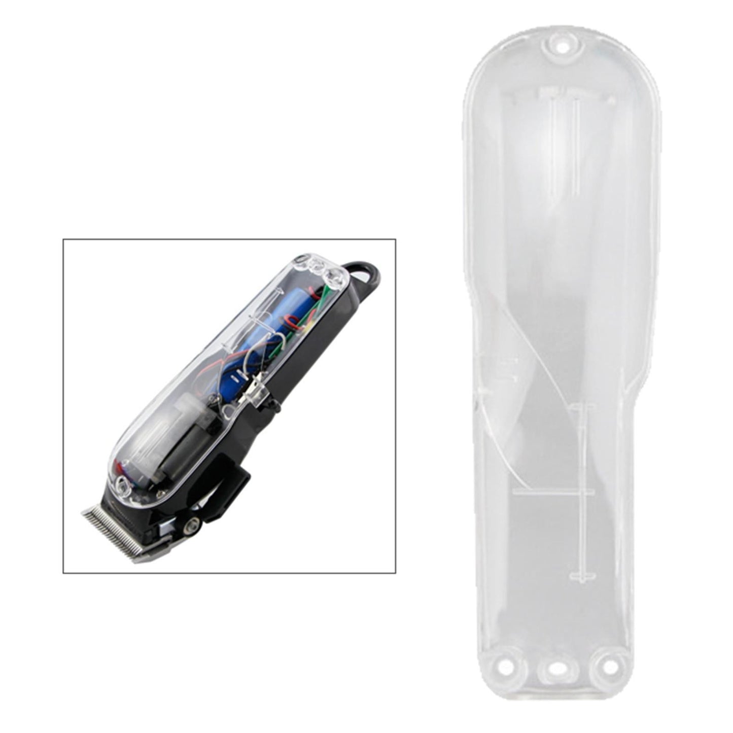 Clear DIY Back Housing Cover Case for Wahl 8148 Cordless Magic Hair Clippers bb