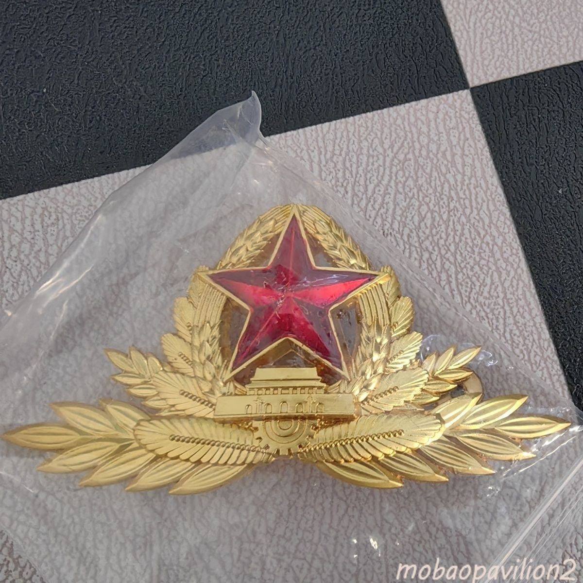 New Original ARMY PLA Honor guards hat badge