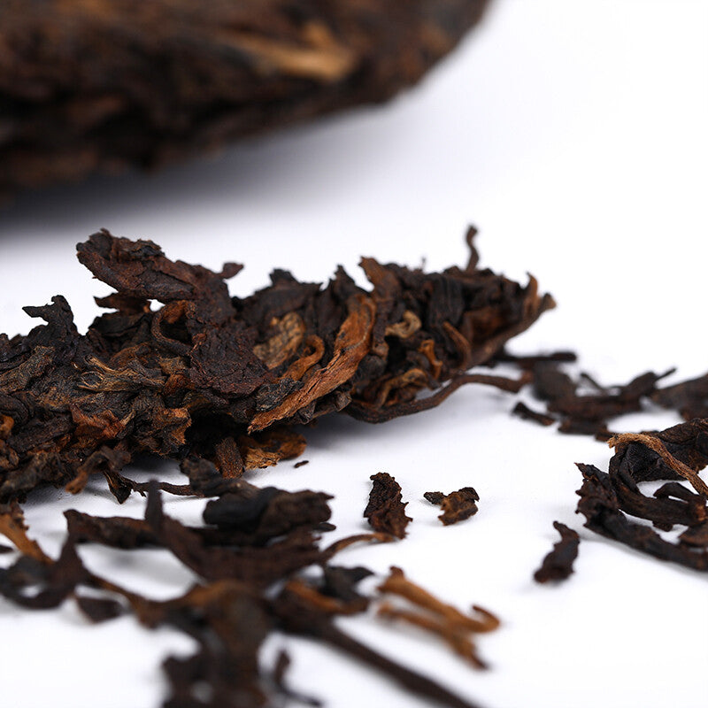 Puer Chun * 2021 Haiwan Tea Pu-erh Yunnan Chi Tse Beeng Cha Ripe Pu Er Tea 357g