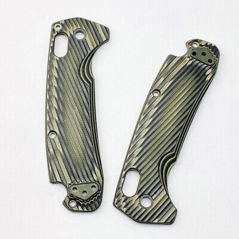 1 Pair G10 Handle Scale for Benchmade North Fork 15031 Twill Military Green