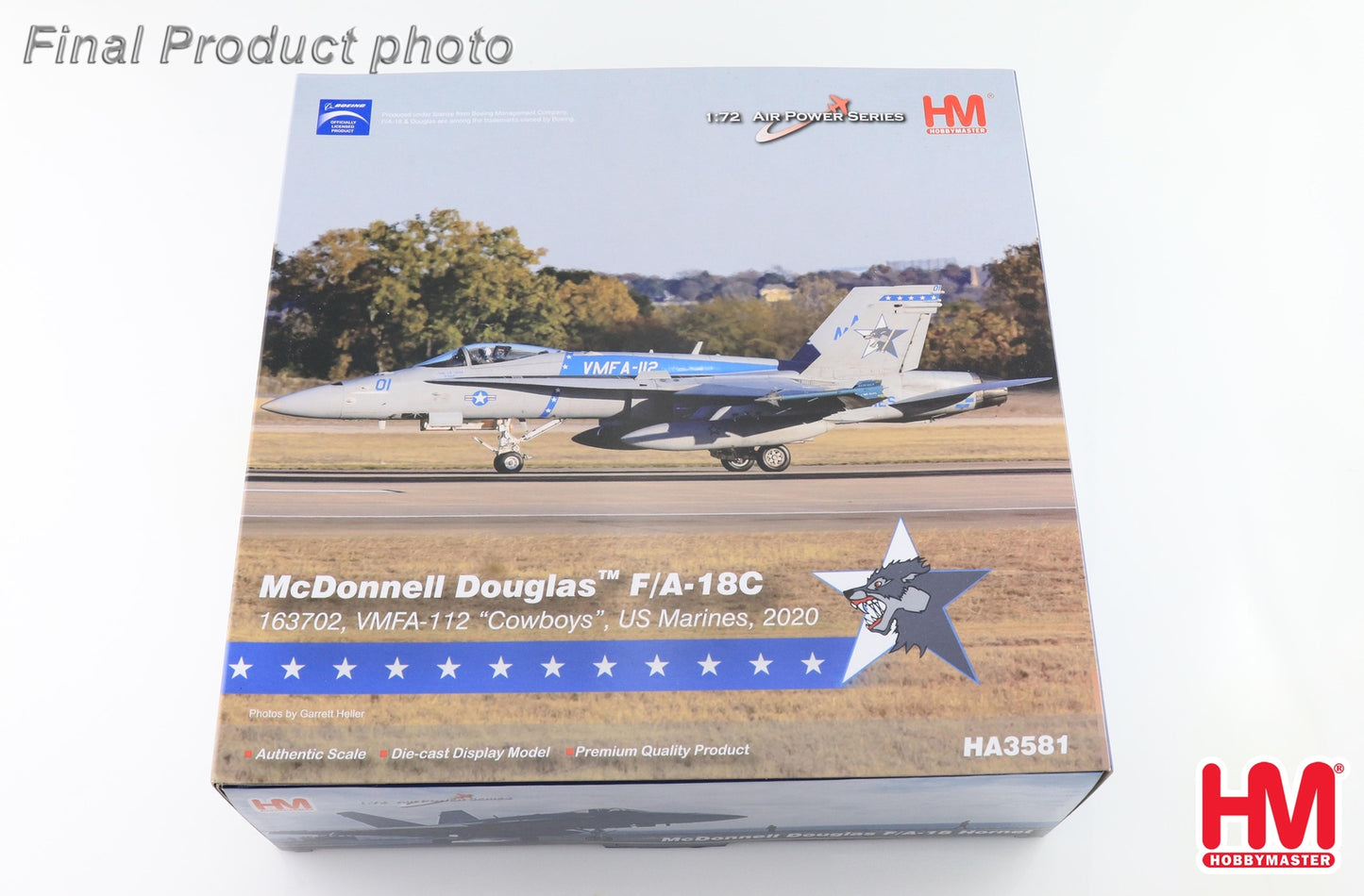 1:72 HM McDonnell Douglas F/A-18C US Marines, 2020 Fighter Diecast Plane Model