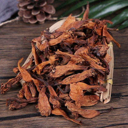 Dried Chinese Trumpetcreeper Flower Tea Campsis Grandiflora Makes A Healthy Tea