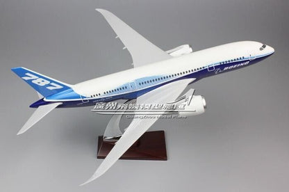 43CM 1:130 DREAM LINER BOEING 787 N787BX Passenger Airplane Resin Aircraft Model