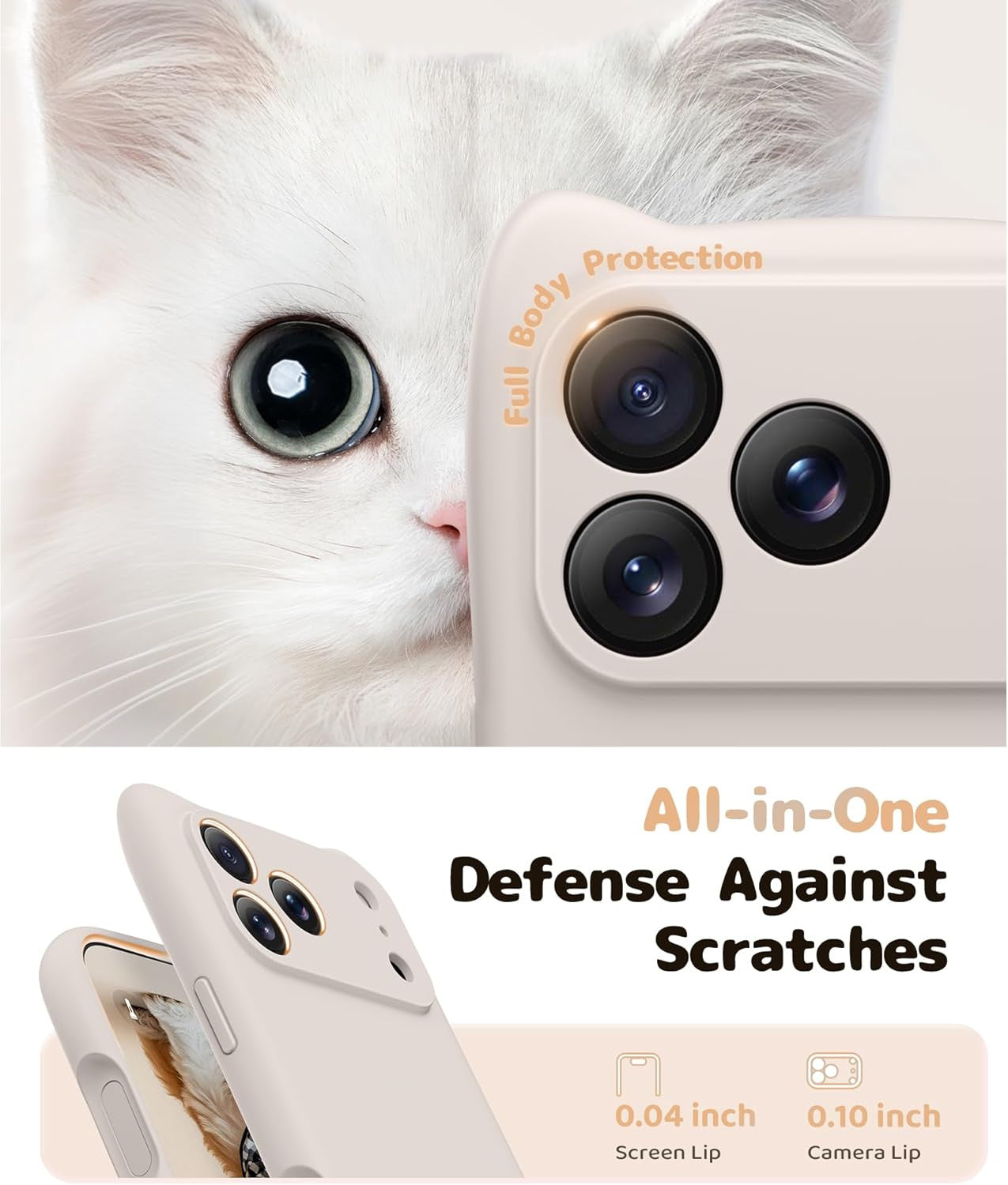 Magnetic for Iphone 17 Pro Max Case, [Compatible with Magsafe] [Full Camera Prot