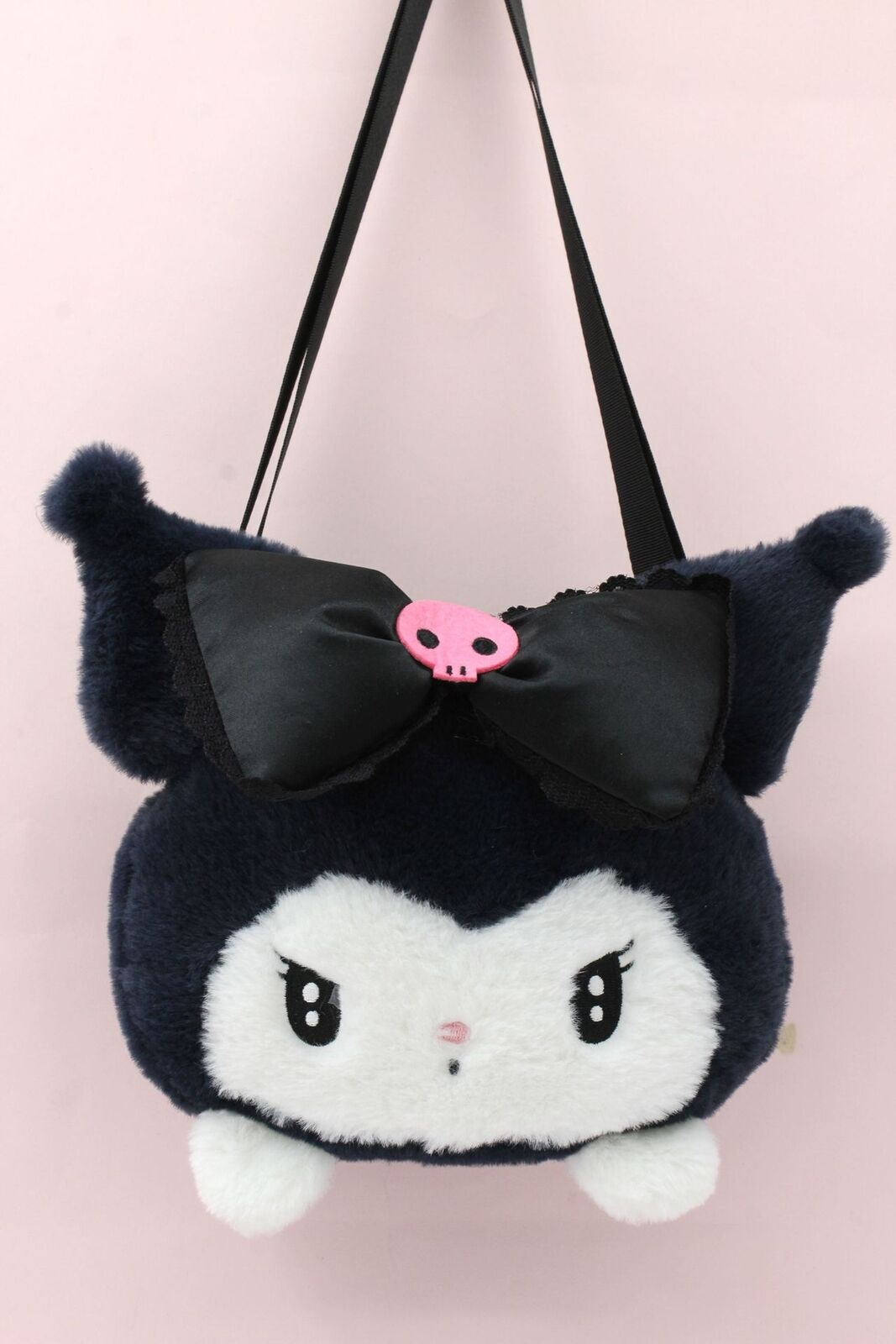 Sanrio Plush Toy Melody Kuromi Shoulder Bag Cotton Doll 16Cm