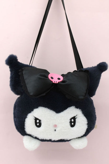 Sanrio Plush Toy Melody Kuromi Shoulder Bag Cotton Doll 16Cm
