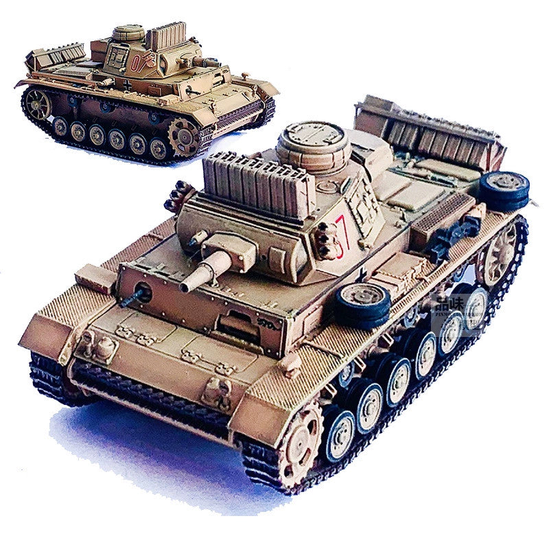 1/72 German No.3 N-Type DAK 501 Heavy Armored Battalion Tunisia Tank 63089 Model
