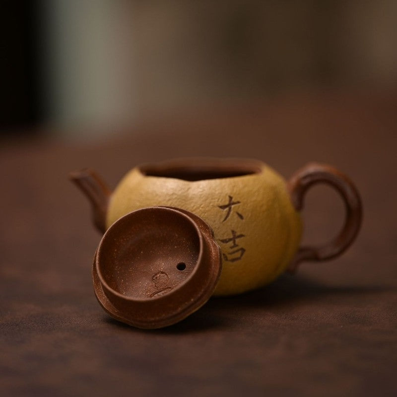 Small Tea Pot Full Handmade Real Yixing Zisha Duan Clay Chinese Kungfu Tea Pot