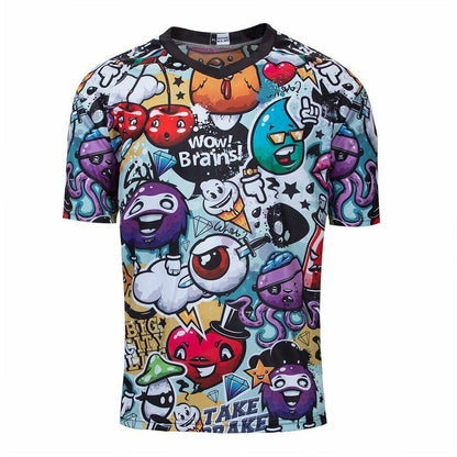 Downhill Jersey Skull Men Mountain Bike Offroad MX Cycling Clothes MTB Bicycle