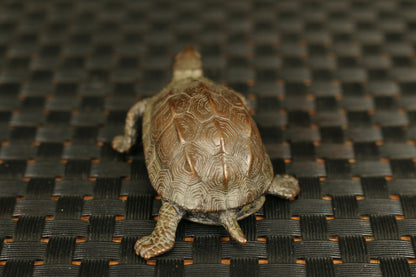 Chinese bronze hand casting tortoise Turtle figure statue Tea pet