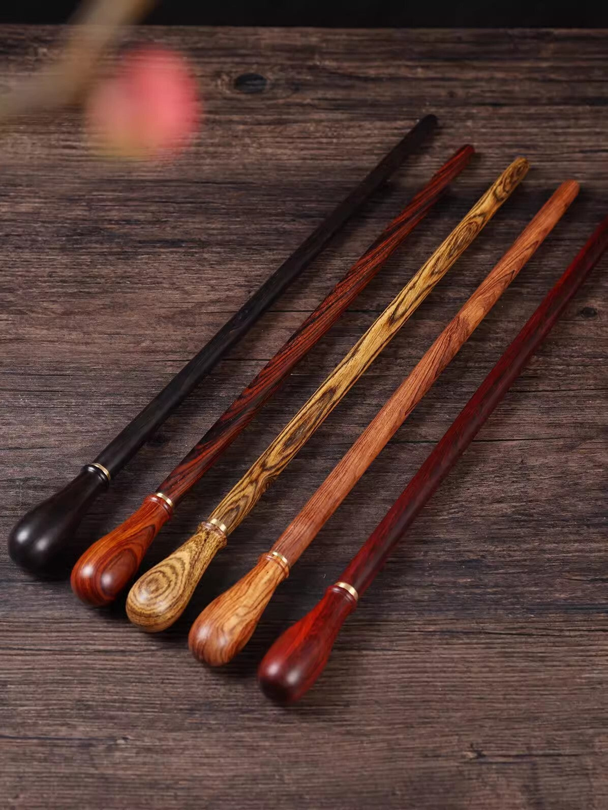 Solid Wood Teacher Stick Classroom Hand Pointer Band Music Baton Conductor