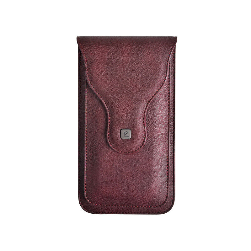 Men Retro PuLeather Waist Belt Hanging Phone Bag Cell Phone Holster Case Durable