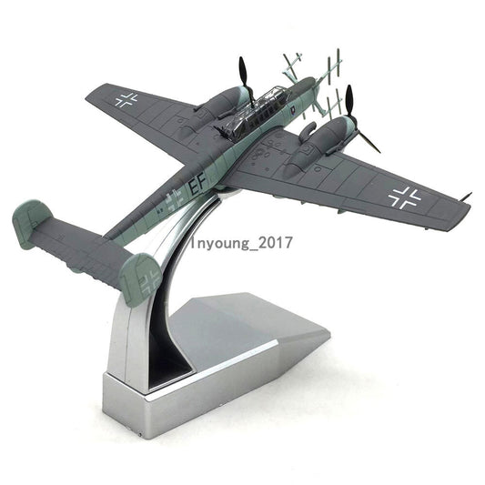 1/100 WWII Bf-110 Fighter Aircraft Model Diecast Metal Military Airplane Model