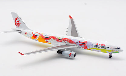JC Wings Dragonair 20th Anniversary Airbus A330-300 B-HWG Hualong 1:400 MODEL