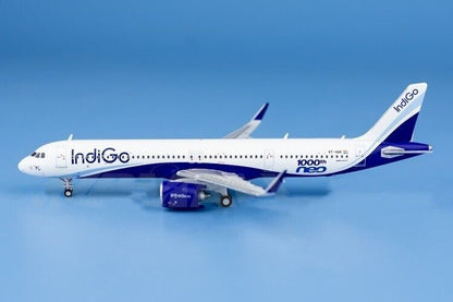 1:400 JC Wings IndiGo AIRBUS A321neo Passenger Airplane Diecast Aircraft Model