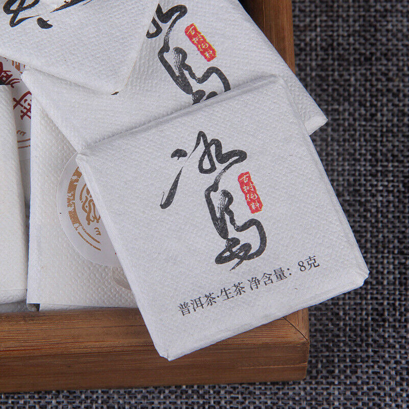 500g Spring Ancient Tree Green Tea Small Icelandic Square Brick Pu-erh Cha Tea