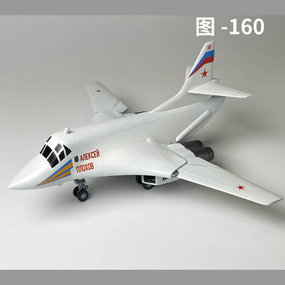Cute Version Russia Tu-160 Blackjack Bomber 3D Printed static Models