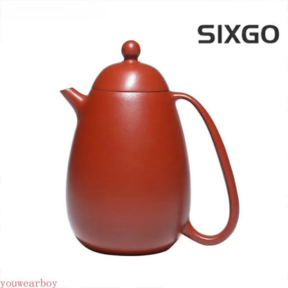 Yixing Purple Clay Tea Pot Dragon Egg Teapot Beauty Tea Infuser Zisha Tea Set