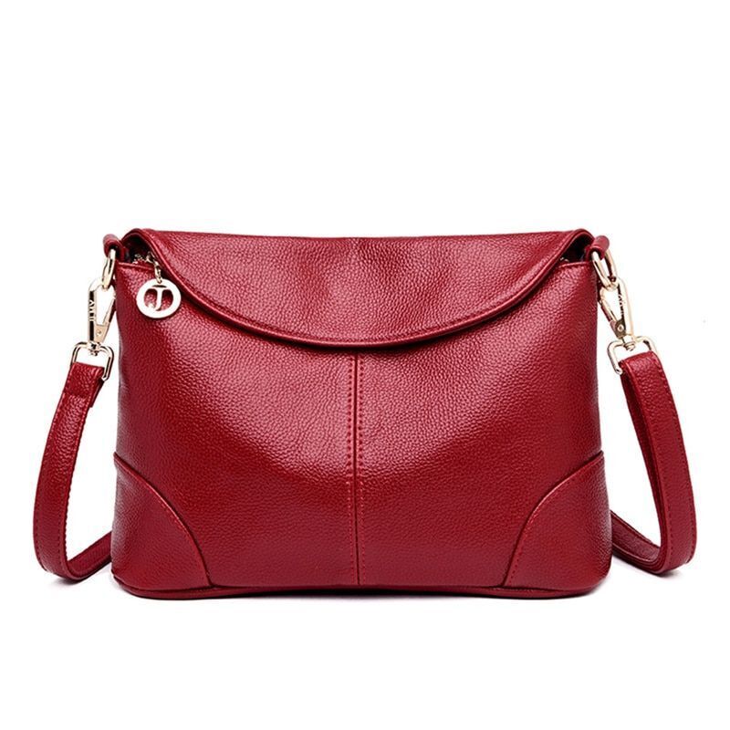 Leather Handbag Messenger Bag Small Shoulder Crossbody Bags Polyester Synthetic
