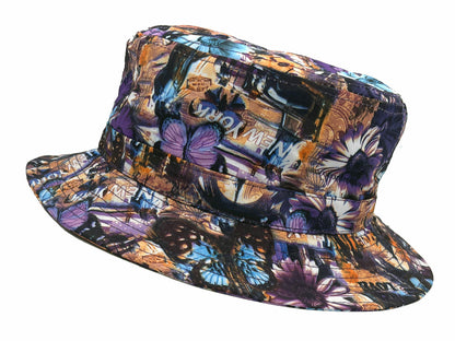 KB Ethos Bucket Fashion Print Hat Cap Unisex New Summer Easy ONE SIZE FIT
