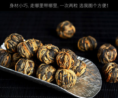 Yunnan Black Tea Dianhong Dragon Pearl Dian Hong Ball Buds 250g Tin