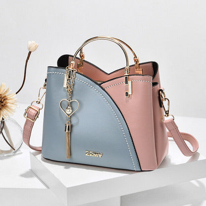 Faux Leather Shoulder Bag Tote Purse Handbags Messenger Crossbody Satchel