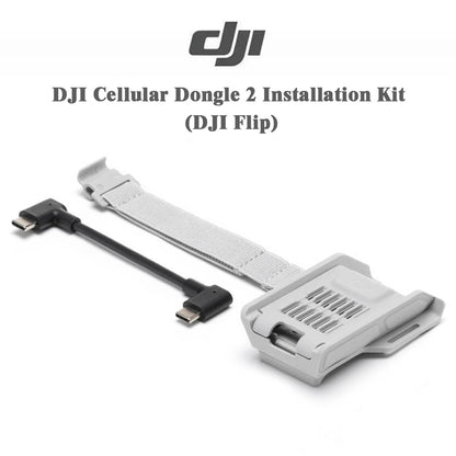 DJI Cellular Dongle 2 Install Kit for Flip – Bracket & Cable – No Dongle