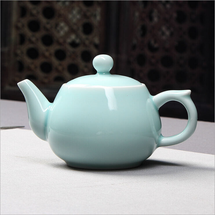 Celadon Teapot,jade Green Porcelain Small Teapot 3 Optional Colors 龙泉青瓷茶壶(弟窑)