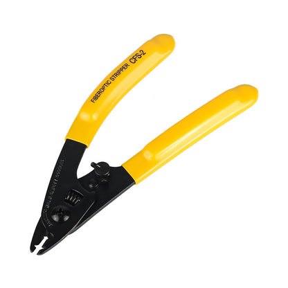 Fiber Optic Tool Kit Fiber Stripping Double Hole Miller Pliers Stripper+Scissors