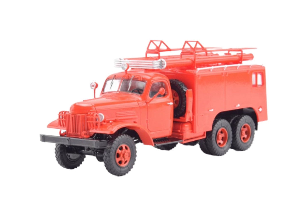 1:43 SSM PMZ-16V Chemical Foam Fire Truck Engine Construct Machine Diecast Model