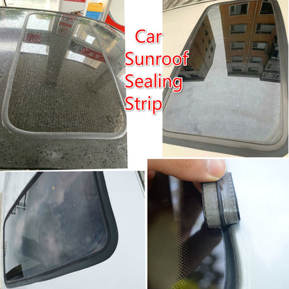 1Roll Auto Car Sealing Strip Rubber Self-Adhesive Sunroof Window Weatherstrip