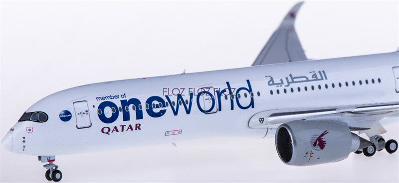 for JC Wings for Qatar for Airbus A350-900 A7-ALZ 1:400 Airplane Pre-built Model