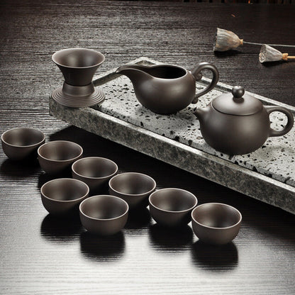 Handmade Drinkware China Kung Fu Purple Sand Teapot Tea Set Ceramic Teapot Cup