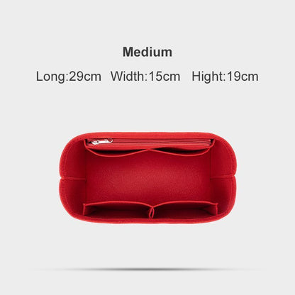 Make up Organizer Felt Cloth Handbag Storage Insert Bag Traveling Cosmetic Bags