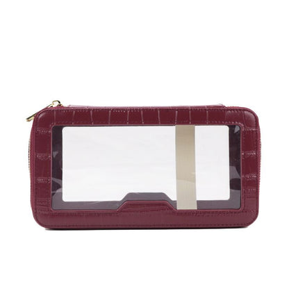 Travel Cosmetic Bag Waterproof Toiletry Bag Makeup Storage Organizer Clear Purse