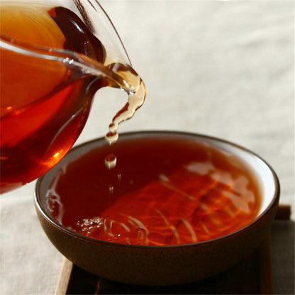 Pu Erh Tea Cake Ripe Yunnan Organic Black Tea Premium 357g